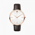 Brown leather belt watche