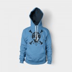 Man blue jacket